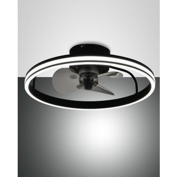 Fabas Luce LED-Deckenleuchte RELAIS Schwarz 3709-65-101