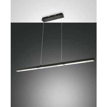 Fabas Luce LED-Pendelleuchte LING Schwarz 3712-45-101