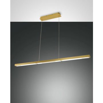 Fabas Luce LED-Pendelleuchte LING Messing satiniert 3712-45-119