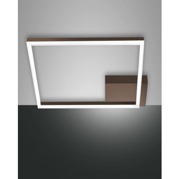 LED-Deckenleuchte Bard Rostbraun