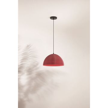 Pendelleuchte Carola Schwarz Bordeaux