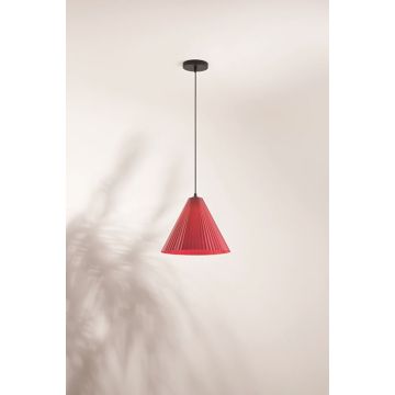 Pendelleuchte Cone Schwarz Bordeaux