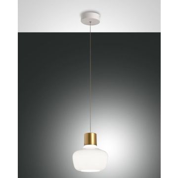 LED-Pendelleuchte Kino Weiß Weiß 