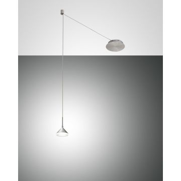 Fabas Luce LED-Pendelleuchte ISABELLA Alu 3410-41-212