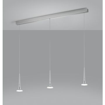 Helestra 3er-LED-Pendelleuchte FLUTE 110cm 36/2002.04