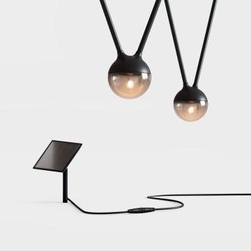 IP44.de Leuchten LED-Solar-Lichterkette CHERRY BUBBLS (7 Leuchtkörper) 93851
