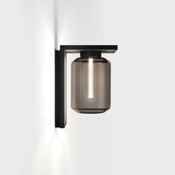 IP44.de Leuchten LED-Wandaußenleuchte DIA F schwarz 91251-BL