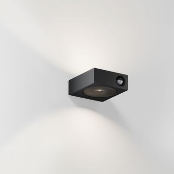 IP44.de Leuchten LED-Wandaußenleuchte LUCI CONTROL schwarz (inkl. Bewegungsmelder) 93151-BL