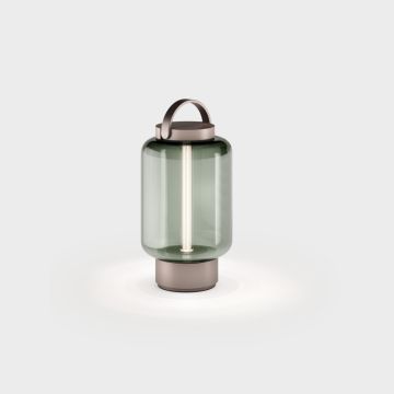 IP44.de Leuchten LED-Akku-Tischleuchte QU Bronze - Jade 93950-BB-RO