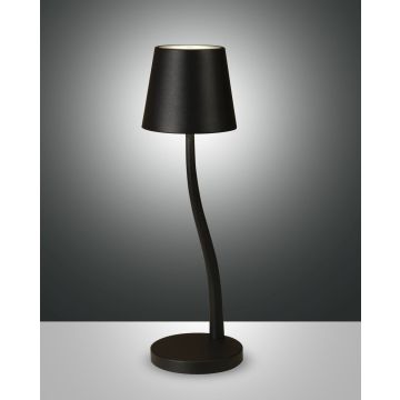 Fabas Luce LED-Tischleuchte JUDY Schwarz 3679-30-101