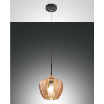 Fabas Luce Pendelleuchte GALLURA Amber 3722-40-125