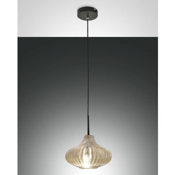 Fabas Luce Pendelleuchte BUDELLI Champagner 3723-40-167