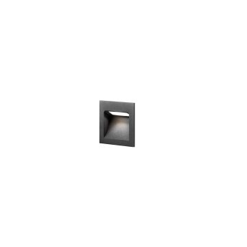 Light-Point LED-Wandeinbauleuchte DELI 9x9cm schwarz 260881