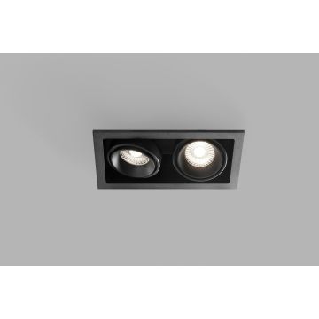 Light-Point LED-2er-Einbaustrahler GHOST schwarz 26x13cm 270871 259082