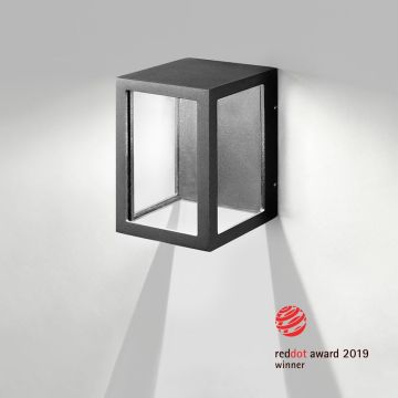 Light-Point LED-Wandaußenleuchte LANTERN 11x14cm schwarz 3000K 257513