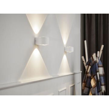 LOOM Design LED-Wandaußenleuchte FREY Weiß 808-002