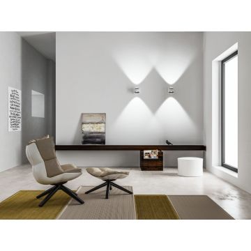LOOM Design LED-Wandaußenleuchte SAGA Weiß 830-001