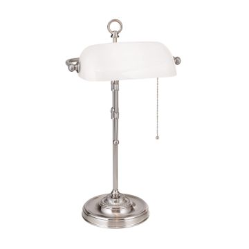 orion- Schreibtischleuchte HARVARD 53cm schwenkbar satin/opal LA 4-1212/1 satin/opal
