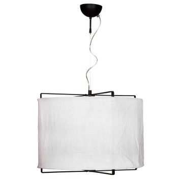 By Rydens Pendelleuchte SOFTY 60cm schwarz/weiß 4201950-5000