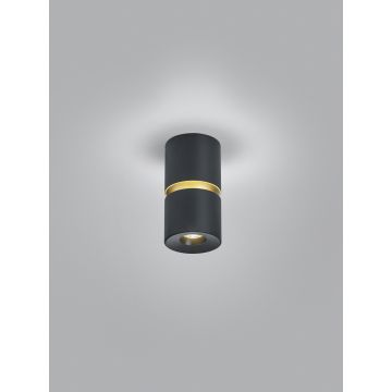 LED-Deckenleuchte ROK Schwarz / Gold