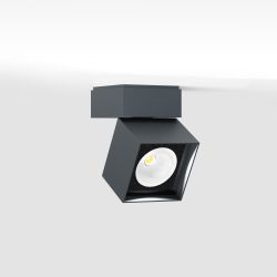 LED-Deckenspot PRO S anthrazit (eckig)