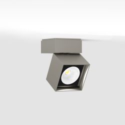 LED-Deckenspot PRO S grau (eckig)