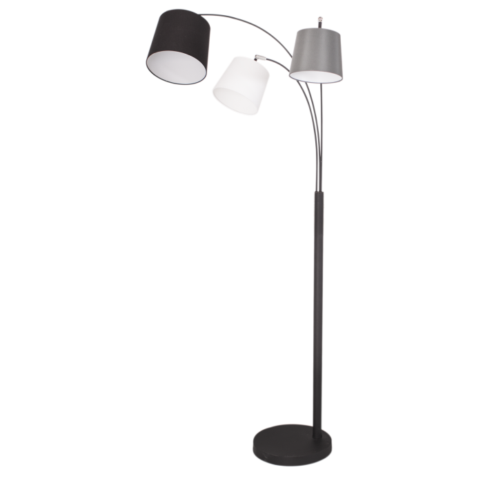 By Rydens Stehleuchte Foggy 3-flam Sandschwarz 4100490-4007 By Rydens Stehleuchte Foggy 3-flam Sandschwarz 4100490-4007