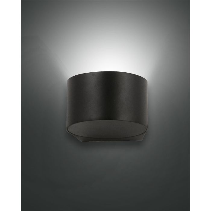 Fabas Luce LED-Wandleuchte LAO schwarz (einseitig) 3603-21-101 Fabas Luce LED-Wandleuchte LAO schwarz (einseitig) 3603-21-101