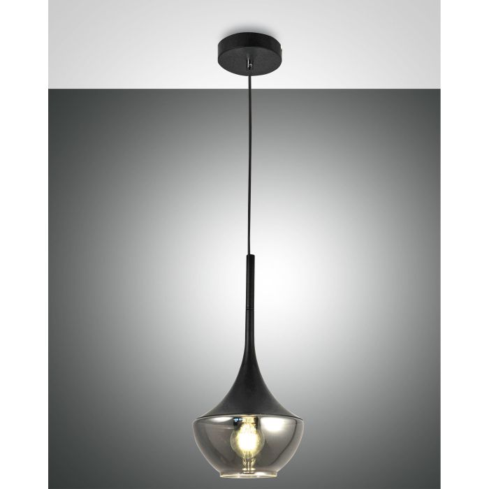 Fabas Luce Einzelpendelleuchte APOLLO schwarz 3623-41-101 Fabas Luce Einzelpendelleuchte APOLLO schwarz 3623-41-101