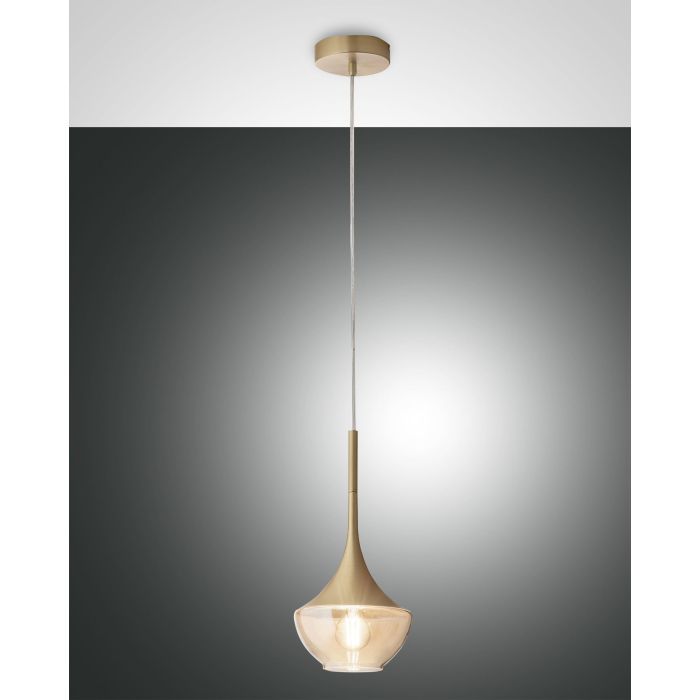 Fabas Luce Einzelpendelleuchte APOLLO Messing 3623-41-119 Fabas Luce Einzelpendelleuchte APOLLO Messing 3623-41-119