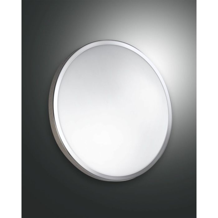 Fabas Luce Deckenleuchte PLAZA Chrom 30 cm 2866-61-138 Fabas Luce Deckenleuchte PLAZA Chrom 30 cm 2866-61-138