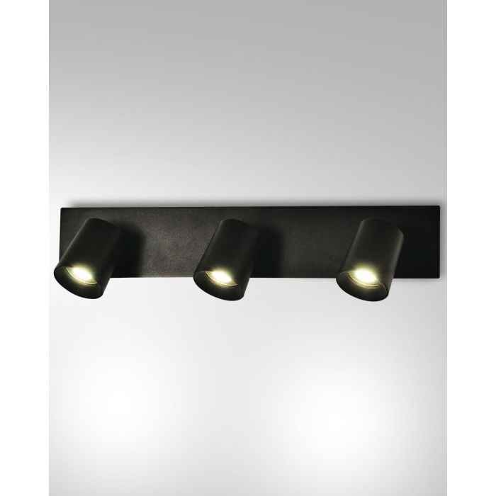 Fabas Luce 3er-Deckenspot MODO Schwarz 48 cm 3451-83-101 Fabas Luce 3er-Deckenspot MODO Schwarz 48 cm 3451-83-101