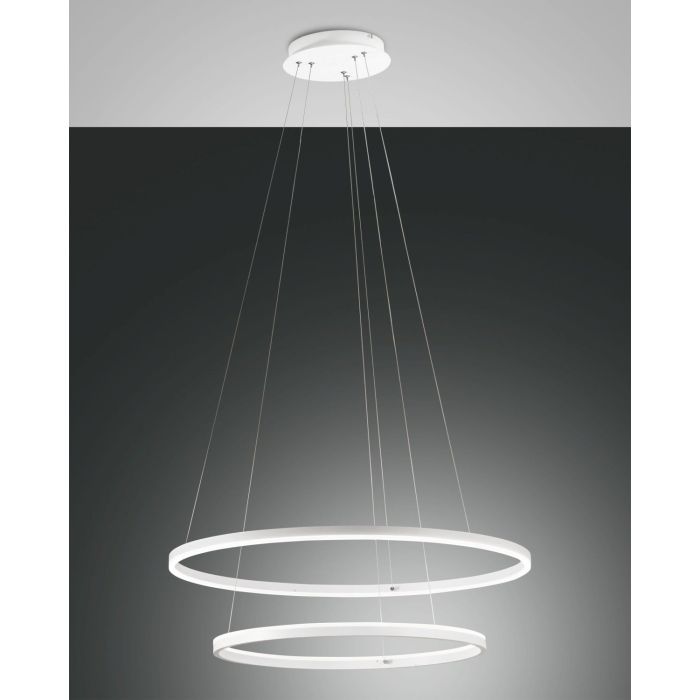 Fabas Luce 2er-LED-Pendelleuchte GIOTTO Weiß 60/80 cm 3508-48-102 Fabas Luce 2er-LED-Pendelleuchte GIOTTO Weiß 60/80 cm 3508-48-102
