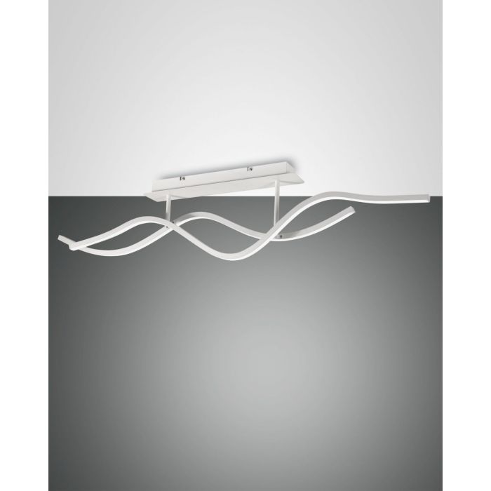 Fabas Luce LED-Deckenleuchte SINUO Weiß 7 cm 3666-65-102 Fabas Luce LED-Deckenleuchte SINUO Weiß 7 cm 3666-65-102