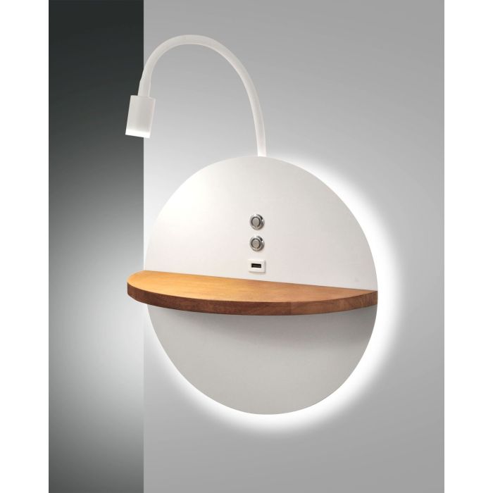 Fabas Luce LED-Leseleuchte DUAL Weiß 3717-20-102 Fabas Luce LED-Leseleuchte DUAL Weiß 3717-20-102