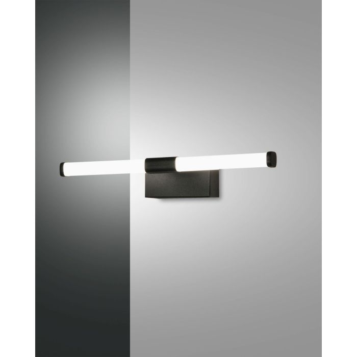 Fabas Luce LED-Spiegelleuchte AGO Schwarz 33,5 cm 3720-21-101 Fabas Luce LED-Spiegelleuchte AGO Schwarz 33,5 cm 3720-21-101
