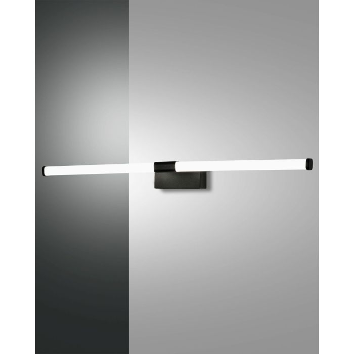 Fabas Luce LED-Spiegelleuchte AGO Schwarz 61,5 cm 3720-26-101 Fabas Luce LED-Spiegelleuchte AGO Schwarz 61,5 cm 3720-26-101
