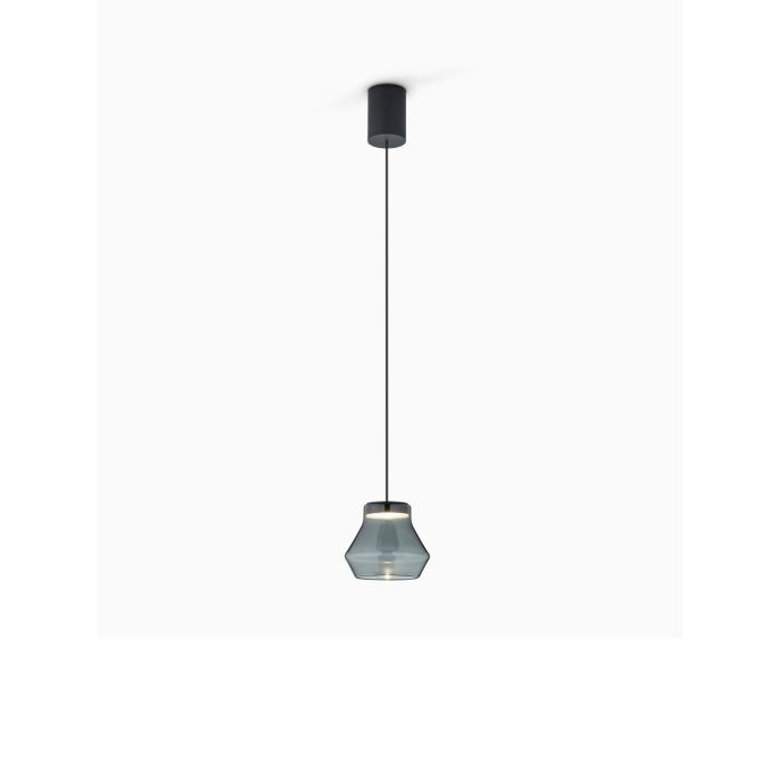 Helestra LED-Pendelleuchte FOU Schwarz matt Grau 11 cm 6-5039.22 Helestra LED-Pendelleuchte FOU Schwarz matt Grau 11 cm 6-5039.22