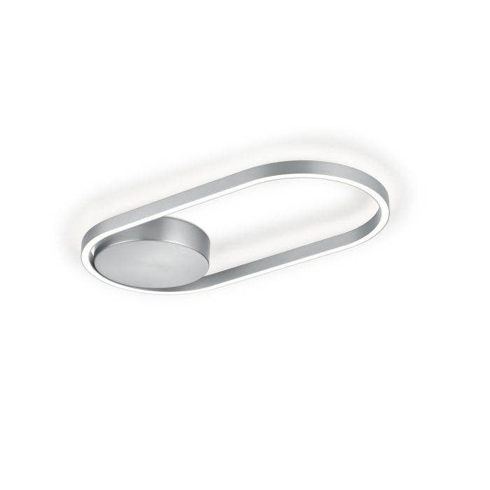 GKS Knapstein LED-Deckenleuchte RIKE Nickel matt 91.373.05