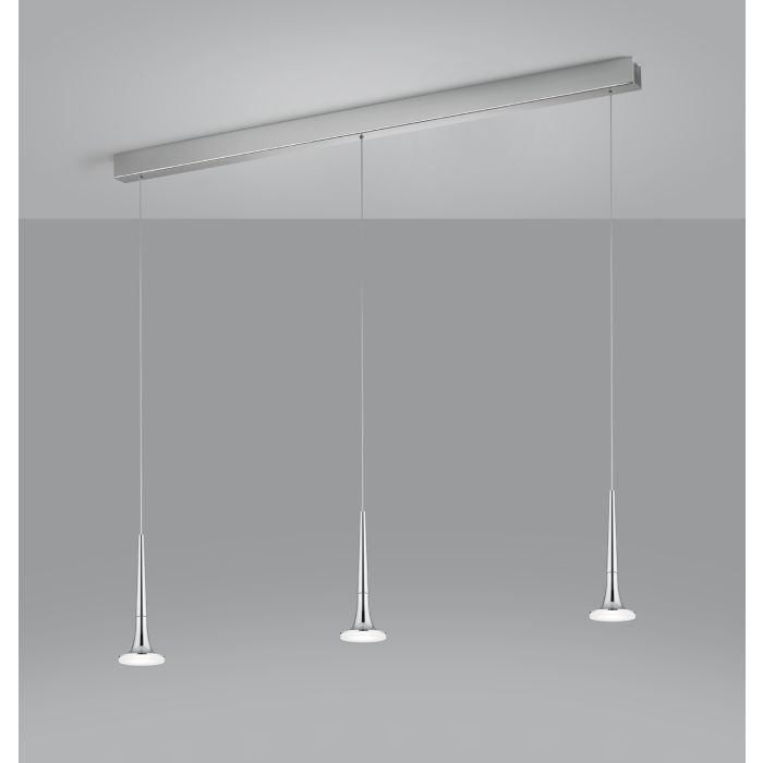 Helestra 3er-LED-Pendelleuchte FLUTE 110cm 36/2002.04 Helestra 3er-LED-Pendelleuchte FLUTE 110cm 36/2002.04