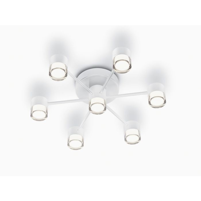 Helestra LED-7-flammig Deckenleuchte KALA Weiß matt 5-5007.07 Helestra LED-7-flammig Deckenleuchte KALA Weiß matt 5-5007.07