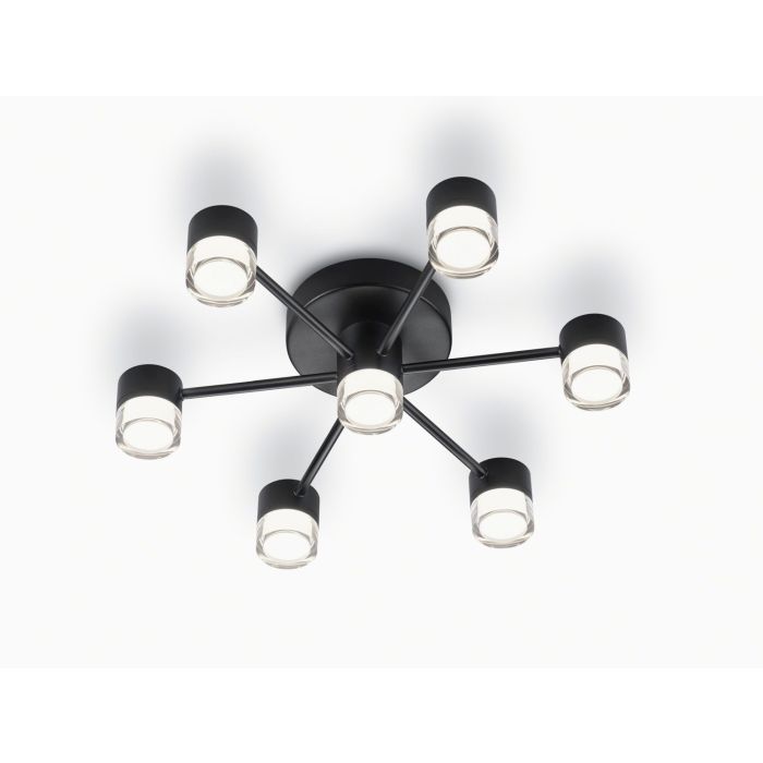 Helestra LED-7-flammig Deckenleuchte KALA Schwarz matt 5-5008.22 Helestra LED-7-flammig Deckenleuchte KALA Schwarz matt 5-5008.22
