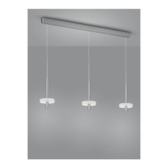 Helestra LED-3er-Pendelleuchte KEA Nickel 66/2108.06/5303 Helestra LED-3er-Pendelleuchte KEA Nickel 66/2108.06/5303