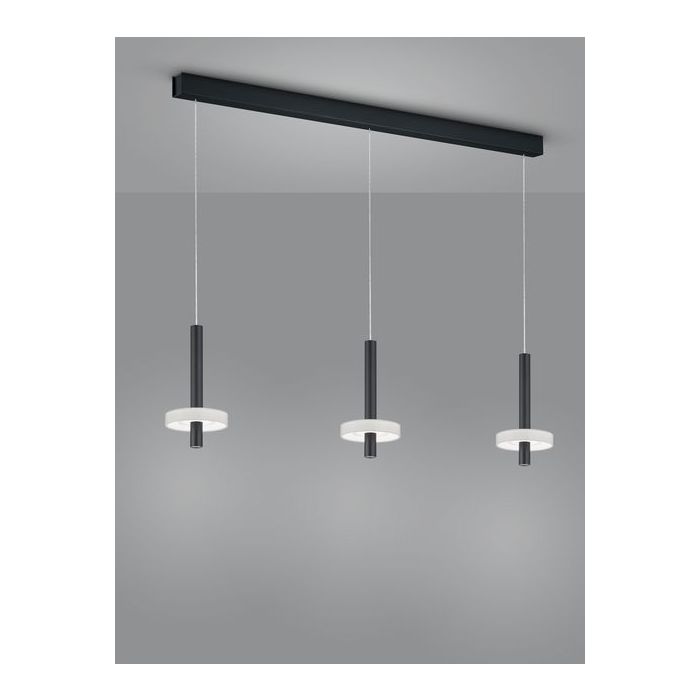 Helestra LED-3er-Pendelleuchte KEA schwarz 66/2108.22/5303 Helestra LED-3er-Pendelleuchte KEA schwarz 66/2108.22/5303