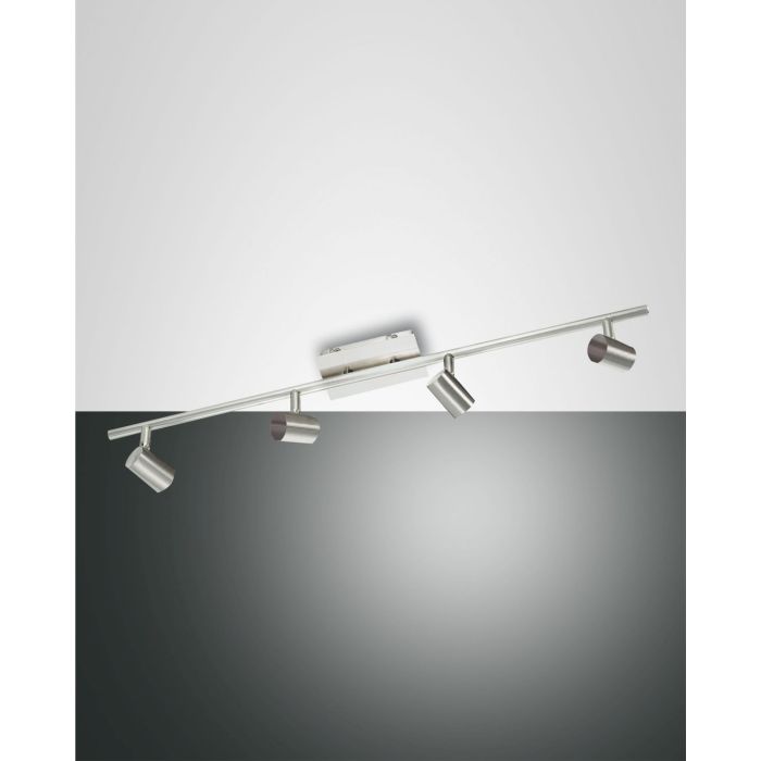 Fabas Luce 4er-LED-Spot TUCSON Nickel satiniert 2937-80-178 Fabas Luce 4er-LED-Spot TUCSON Nickel satiniert 2937-80-178
