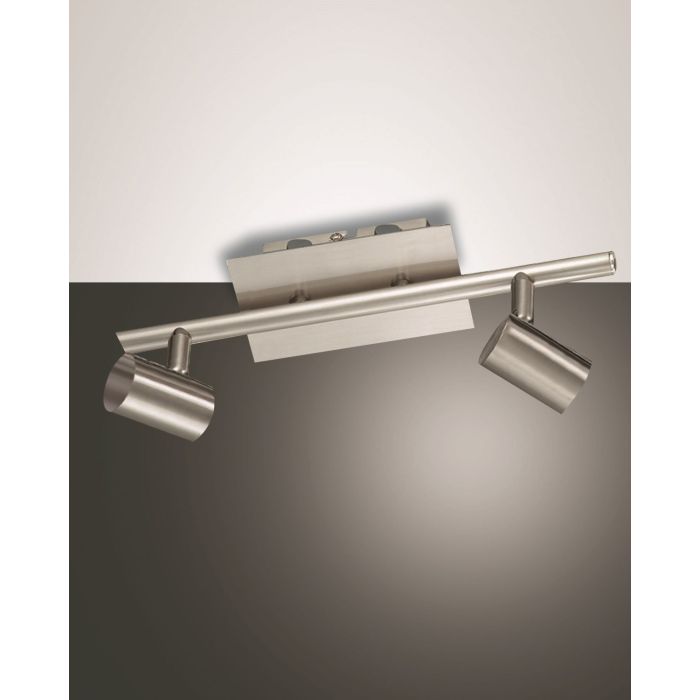Fabas Luce 2er-LED-Spot TUCSON Nickel satiniert 2937-82-178 Fabas Luce 2er-LED-Spot TUCSON Nickel satiniert 2937-82-178