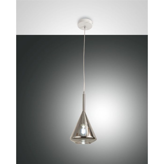 Fabas Luce Pendelleuchte TRIS Transparent Grau 3582-40-126 Fabas Luce Pendelleuchte TRIS Transparent Grau 3582-40-126