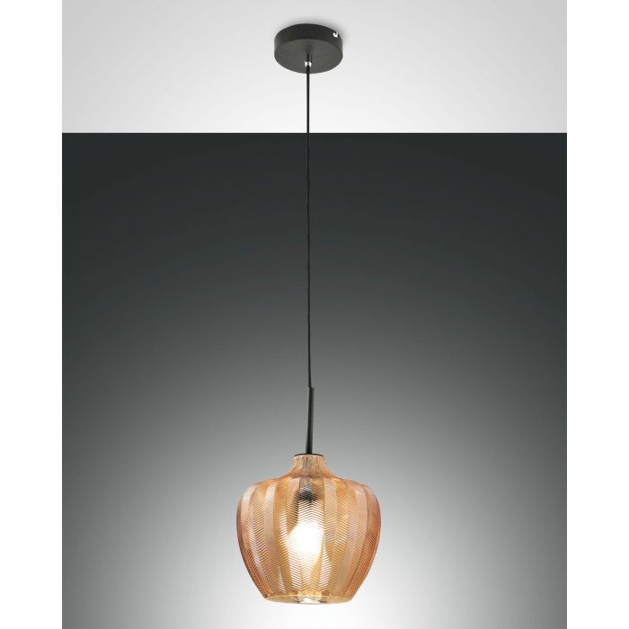 Fabas Luce Pendelleuchte GALLURA Amber 3722-40-125 Fabas Luce Pendelleuchte GALLURA Amber 3722-40-125