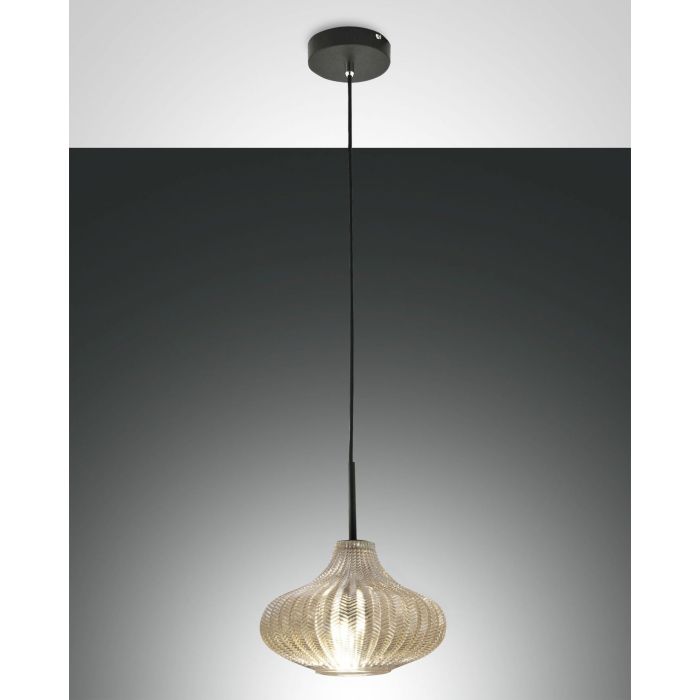Fabas Luce Pendelleuchte BUDELLI Champagner 3723-40-167 Fabas Luce Pendelleuchte BUDELLI Champagner 3723-40-167