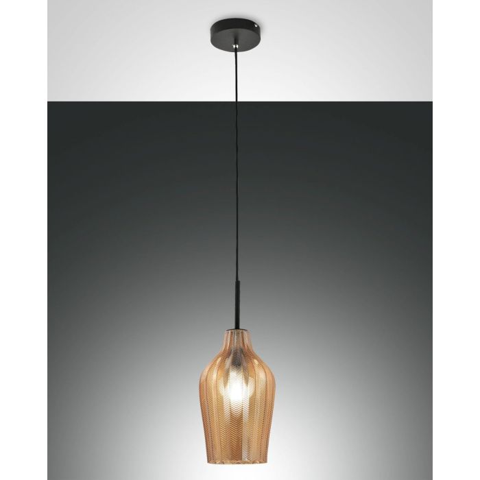 Fabas Luce Pendelleuchte STINTINO Amber 3724-40-125 Fabas Luce Pendelleuchte STINTINO Amber 3724-40-125